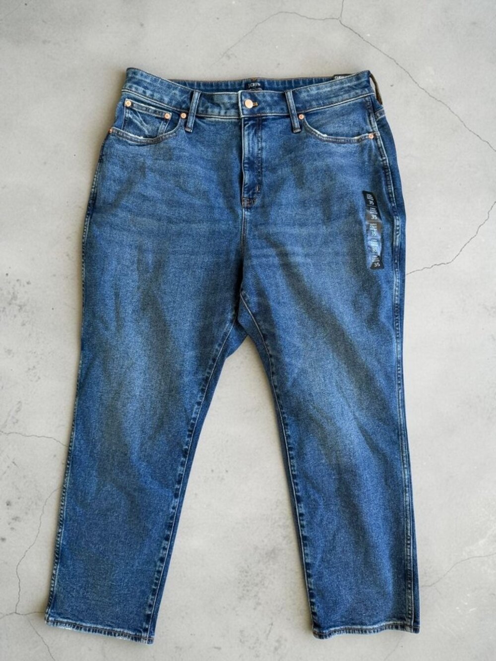 J CREW Women’s Curvy Classic Vintage Jeans Size 35 NEW NWT